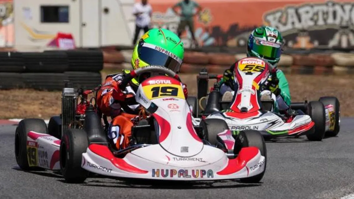 Tuzla Karting Park’ta büyük çekişme yaşandı