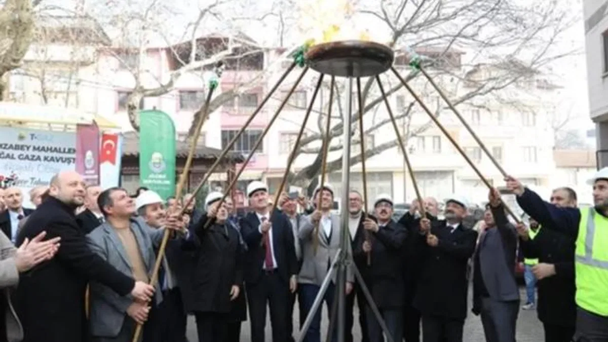 Bursa İnegöl’de 3 mahalle doğal gaza kavuştu