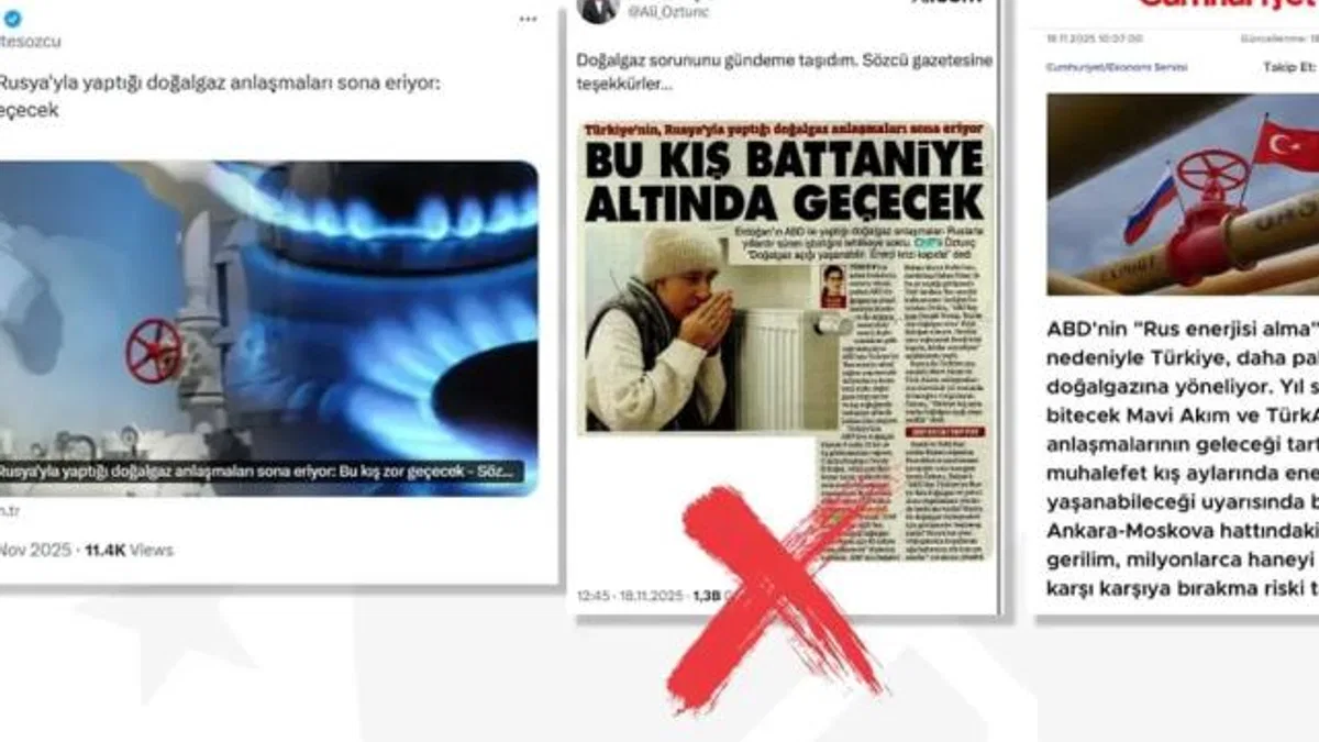 ‘Rus gazı kesiliyor, enerji krizi kapıda’ iddialarına yalanlama