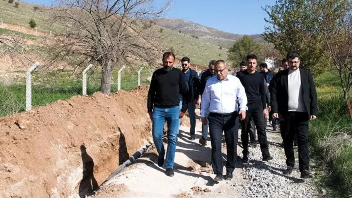 Malatya’da 15 yıllık su sorunu çözülüyor!