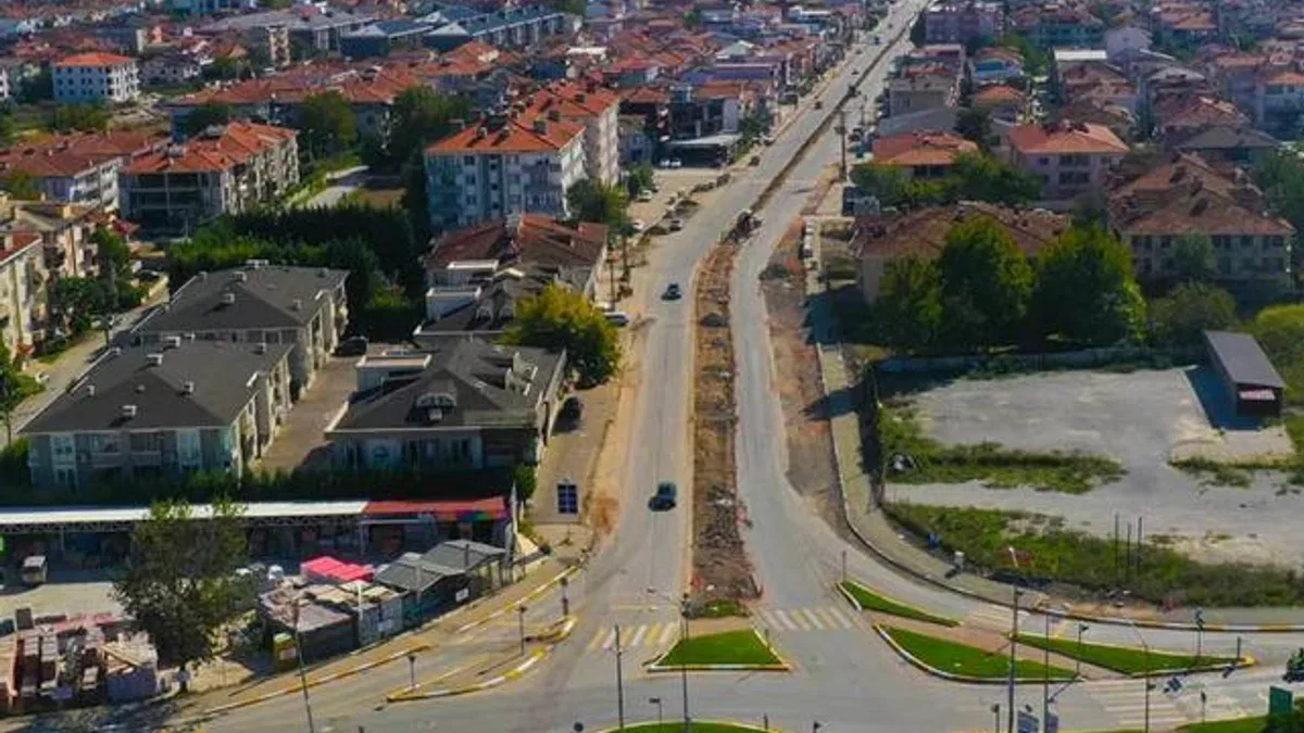 Şeker girişinde dönüşüm başladı: Ahmet Yesevi Caddesi yenileniyor