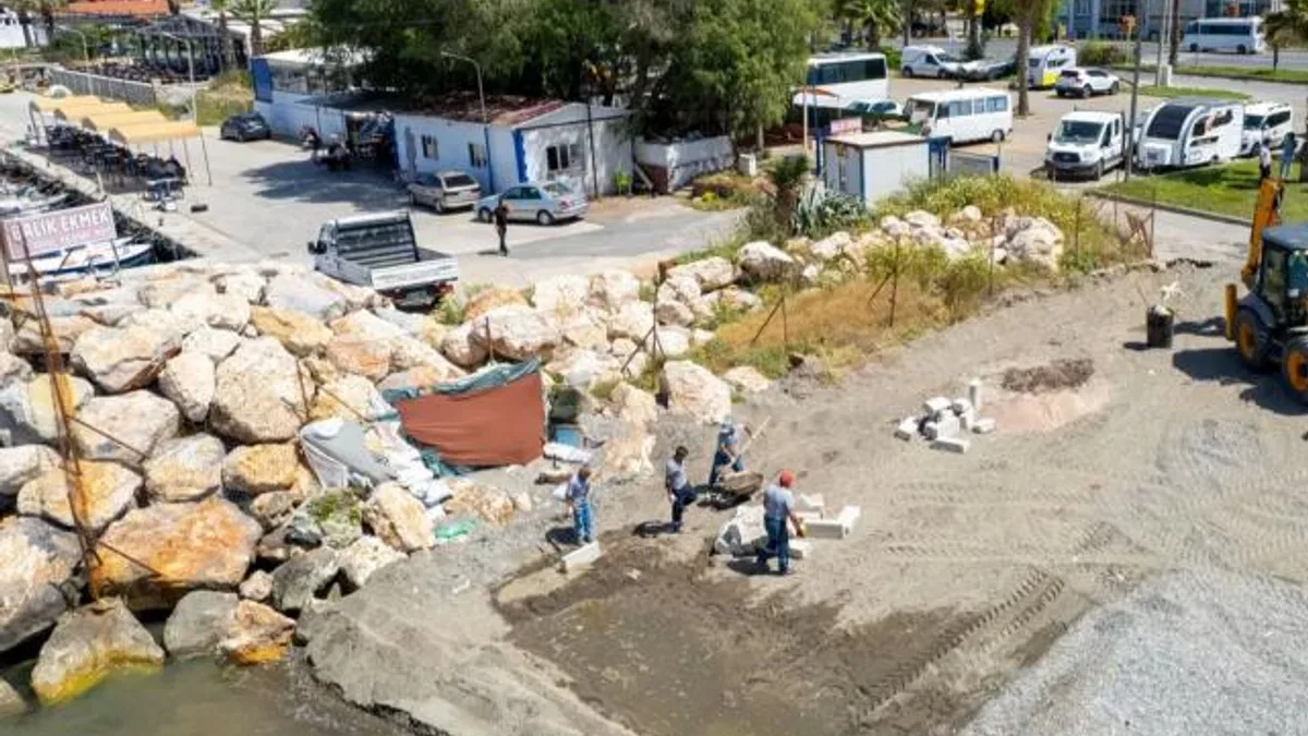 İzmir Güzelbahçe’de tekneler için çekek yeri