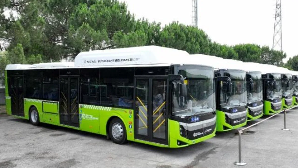 Kocaeli’ye 20 yeni otobüs