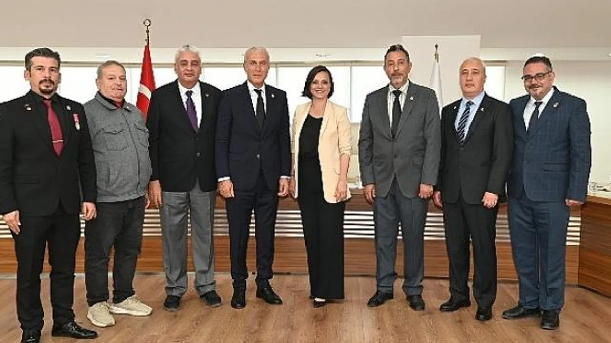 TEMAD tam kadro Başkan Helil Kınay’ı ziyaret etti