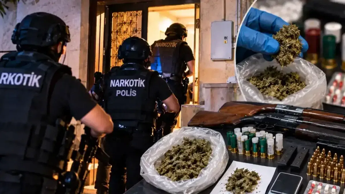 Antalya Kumluca’da narkotik operasyonu!