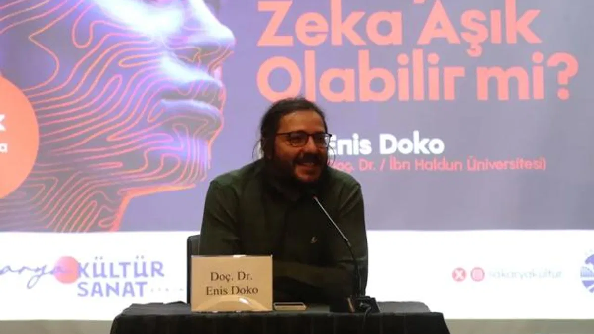 Enis Doko ‘Yapay Zekâ âşık olabilir mi?’ sorusuna Sakarya’da cevap verdi: ”Aşık olamaz ama”