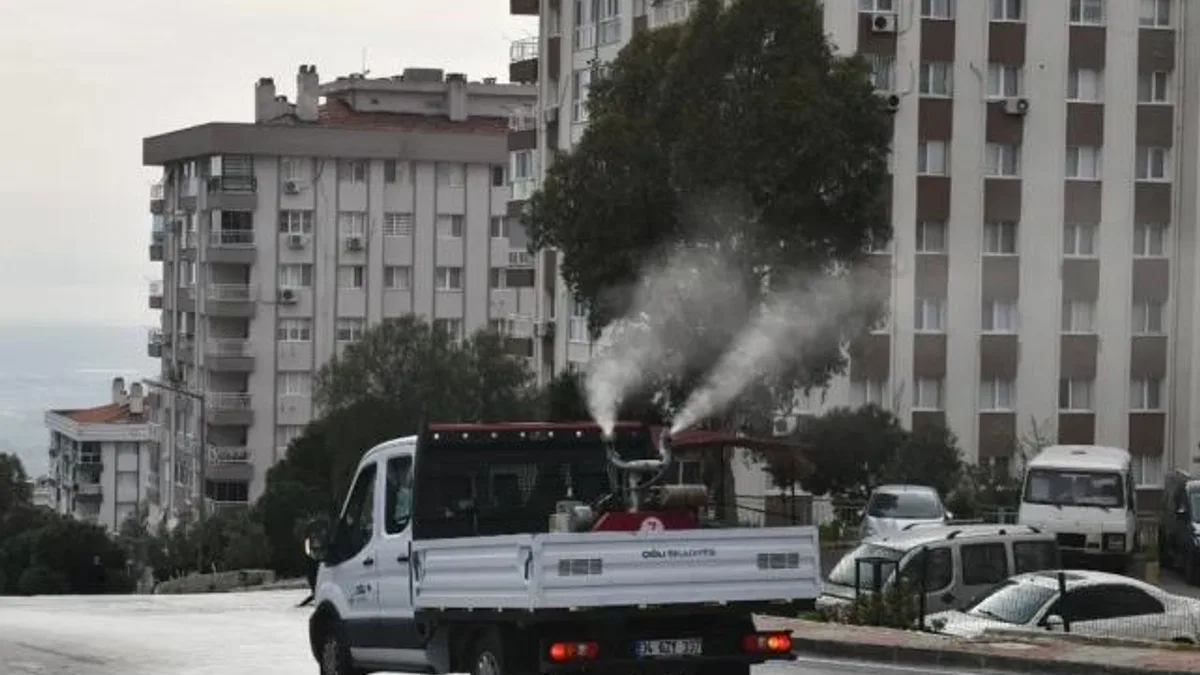 İzmir Çiğli’de ilaçlamada etkin mücadele
