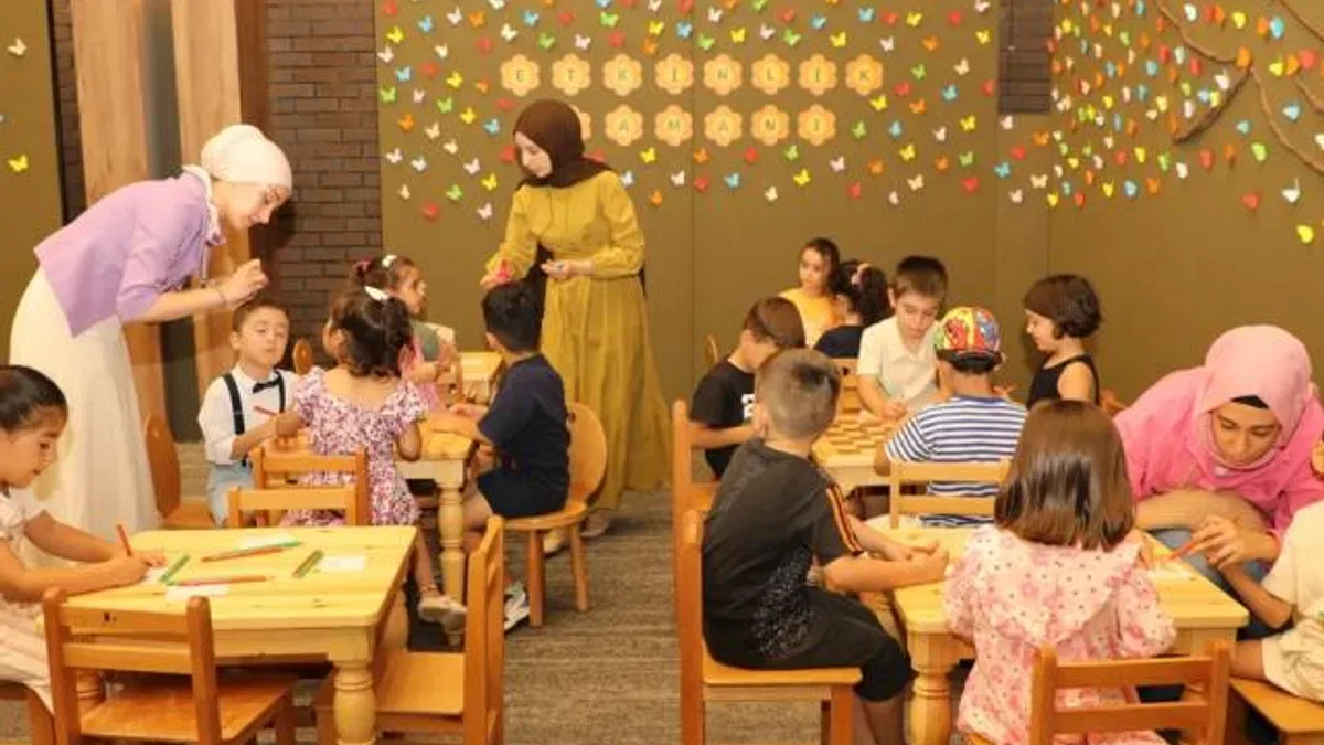 Konya Karatay’da masal atölyesi miniklerden tam not aldı