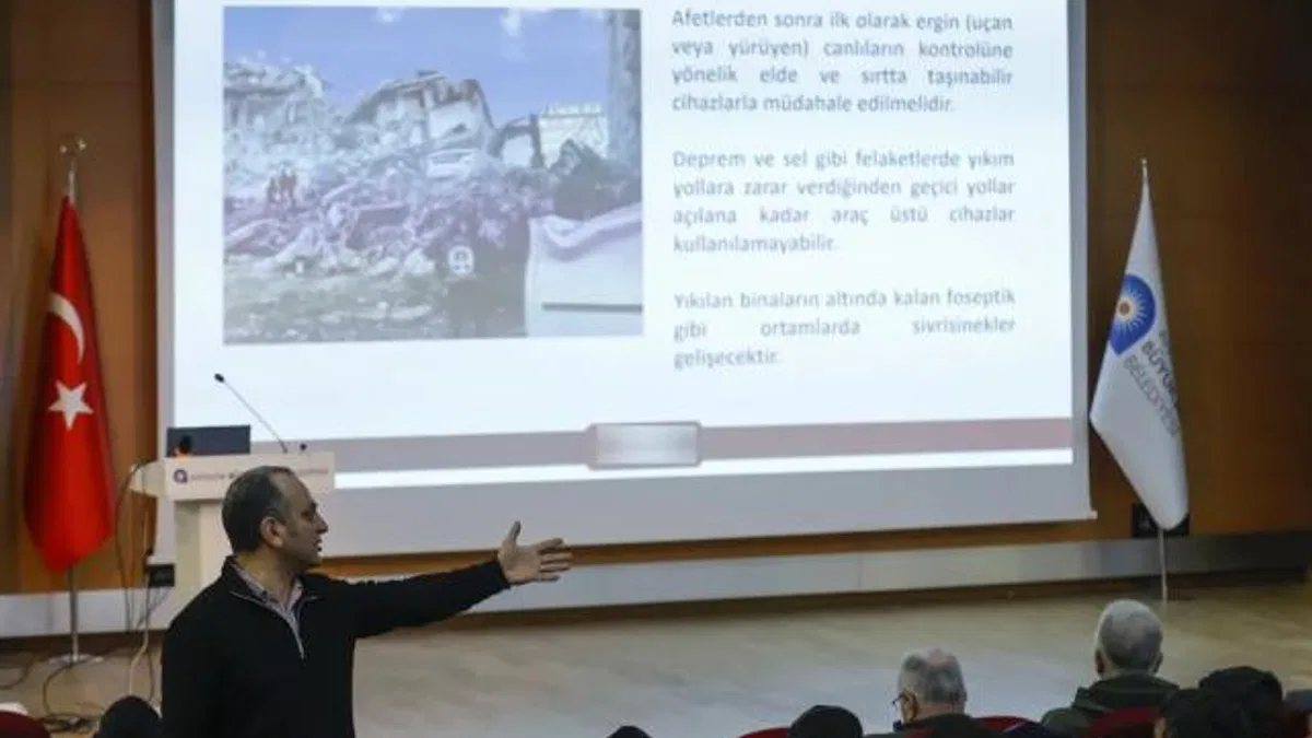 Antalya’da ilaçlama personeline biyosidal ürün kullanımı eğitimi