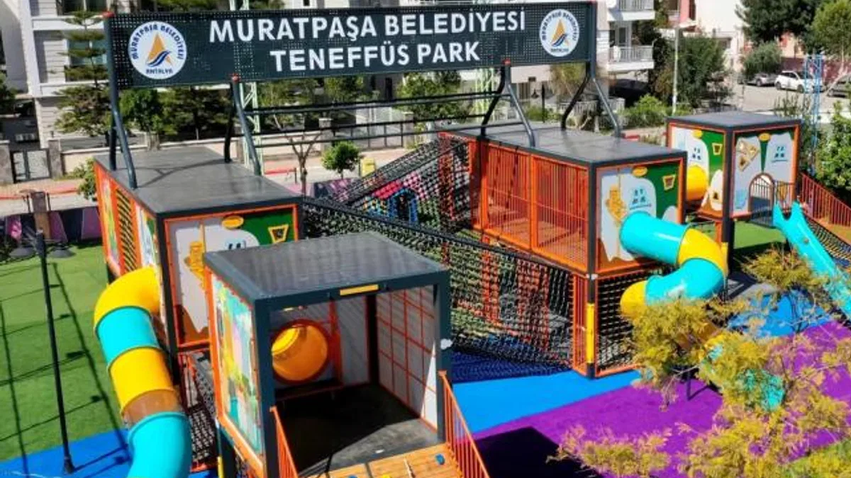 Antalya’da Teneffüs Park’a yeni oyun parkuru