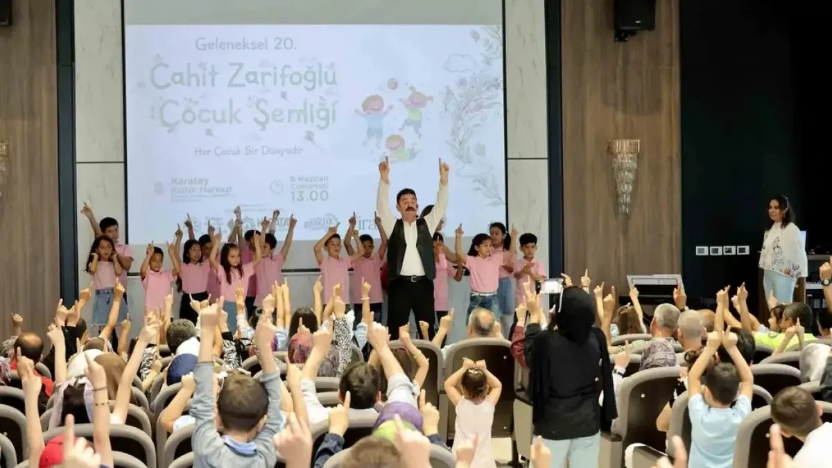 Konya Karatay’da 20. Cahit Zarifoğlu Çocuk Şenliği düzenlendi