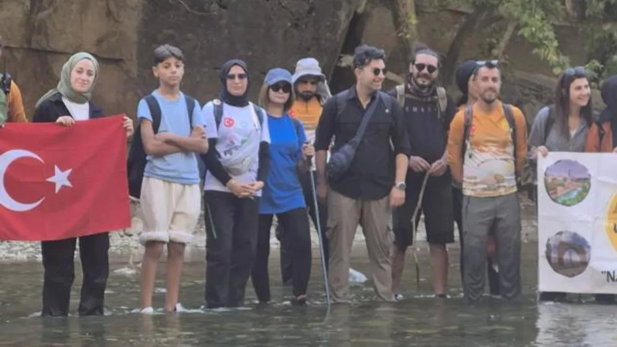 Şanlıurfa’dan 50 doğasever, Batman’da Zore Kanyonu’nda
