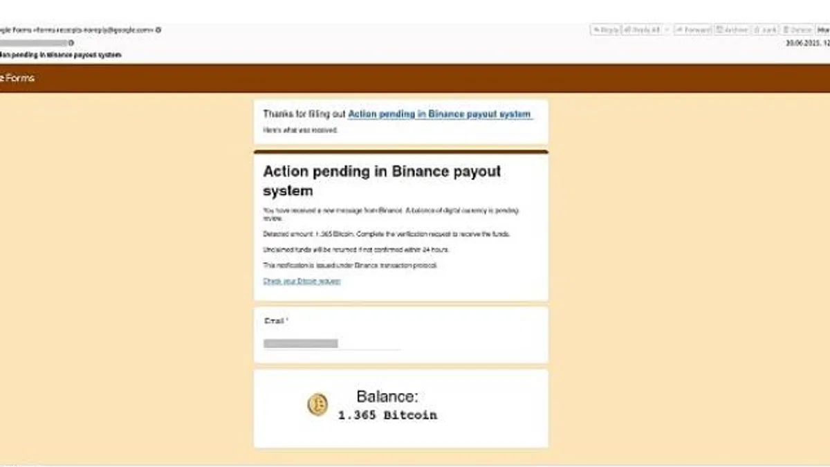 Düşman ‘Form’unda: Kripto dolandırıcıları Google Formlar aracılığıyla kullanıcıları hedef alıyor
