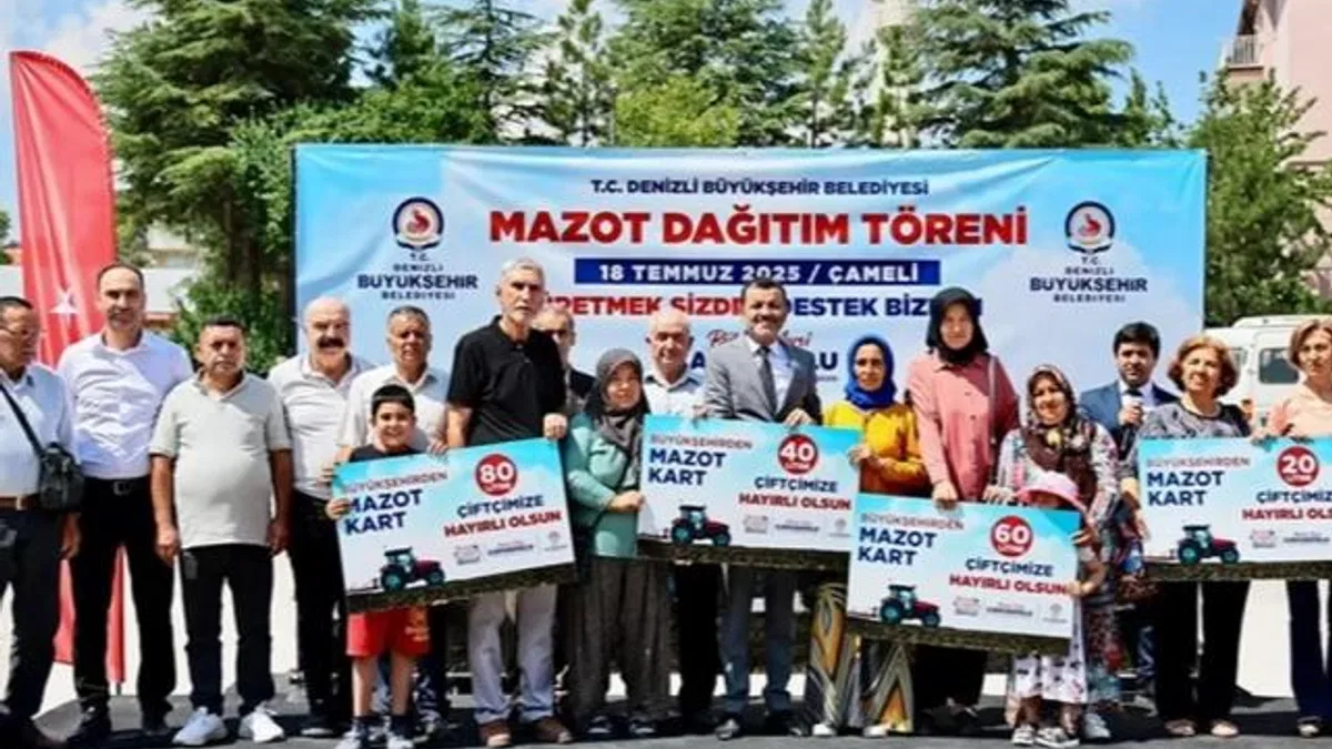 Denizli Büyükşehir’den üreticiye destek