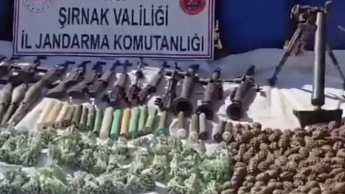 İçişleri’nden Şırnak Cudi’de ‘GÜRZ-12’… BTÖ’ye ait mühimmat deposu imha edildi
