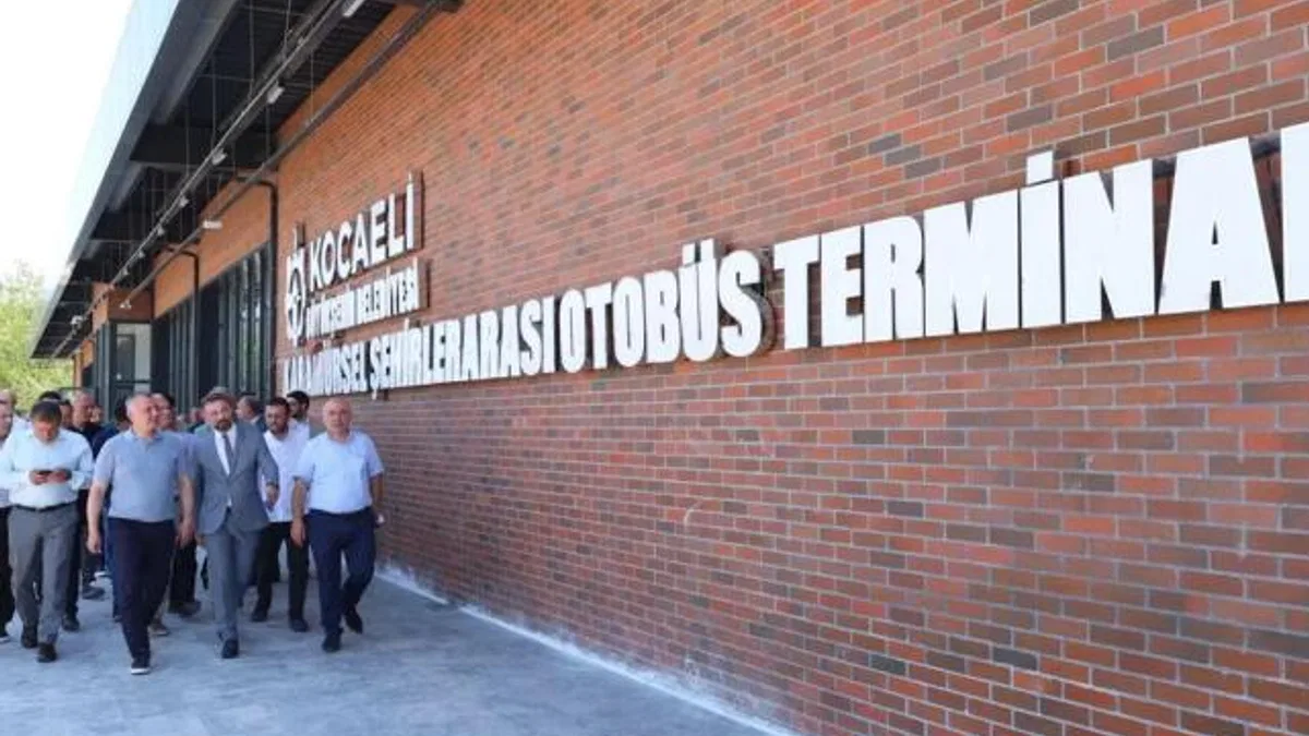 Kocaeli’de yeni otobüs terminali hizmete hazırlanıyor