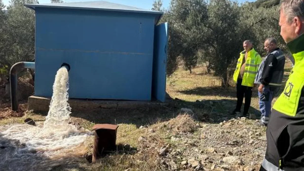 İzmir Efes Selçuk içme suyuna kavuştu
