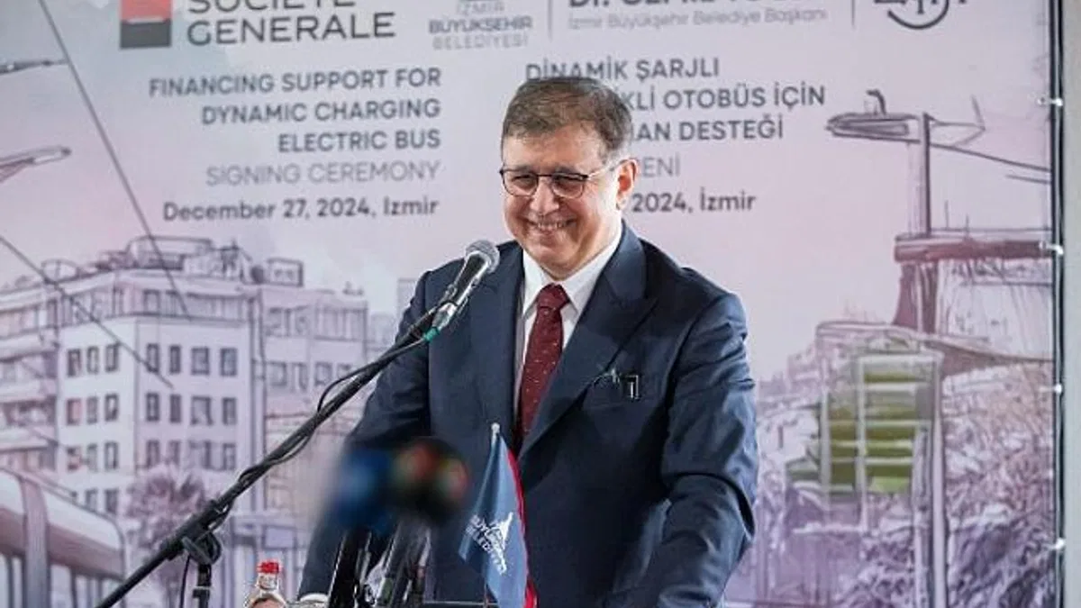 İzmir’de Dinamik Şarjlı Elektrikli Otobüs dönemi başlıyor