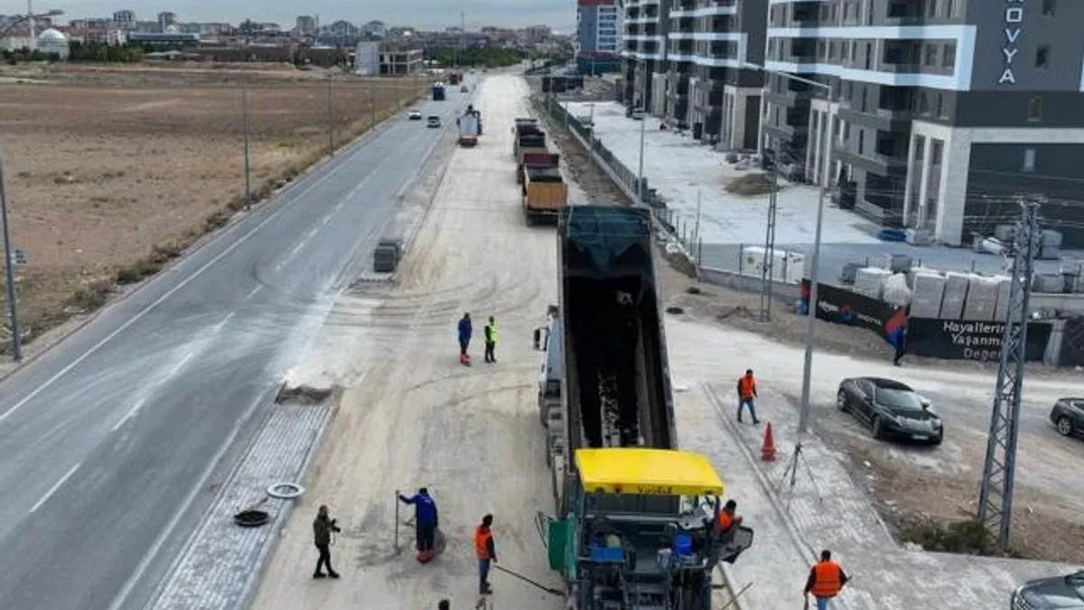 Konya Selçuklu’da yol konforu yükseliyor