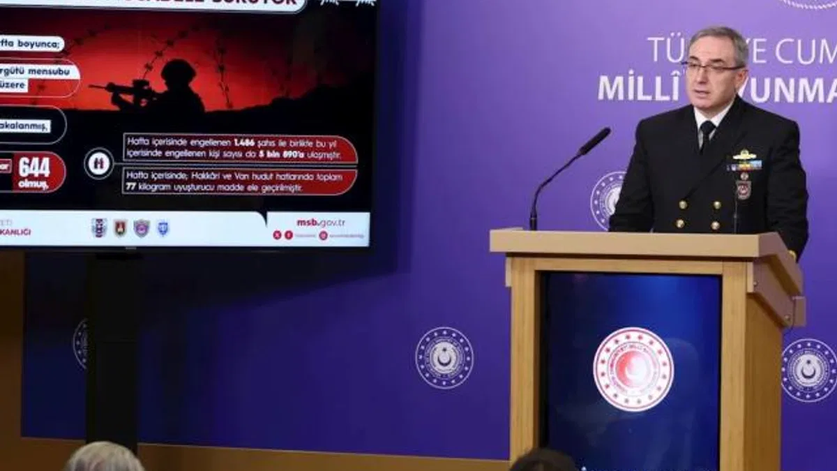 MSB’de son 1 hafta: 5 terörist teslim oldu, hudutlarda 125 kişi yakalandı