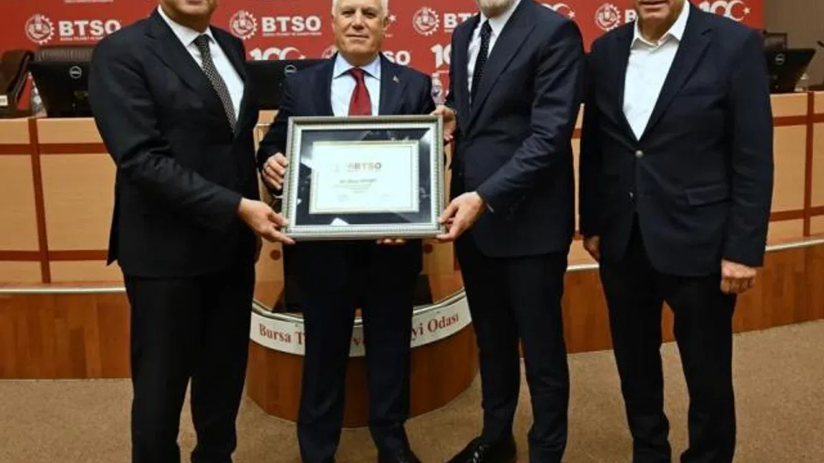 Başkan Mustafa Bozbey, BTSO’nun konuğu oldu