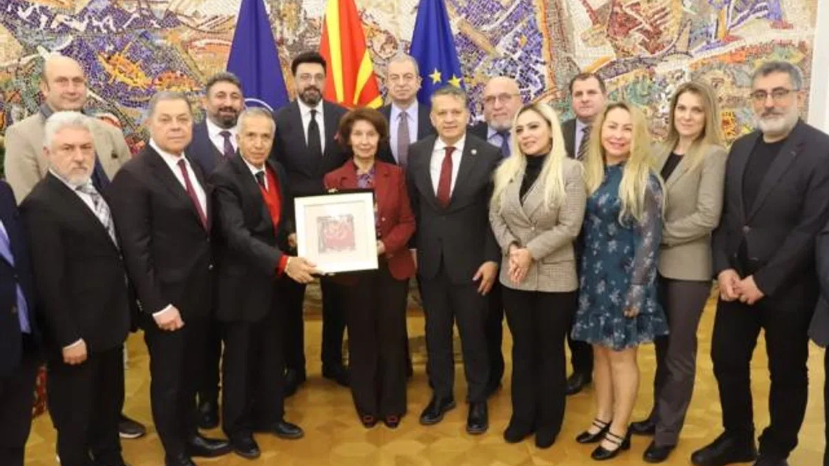 KGK’dan Kuzey Makedonya Cumhurbaşkanı’na ziyaret