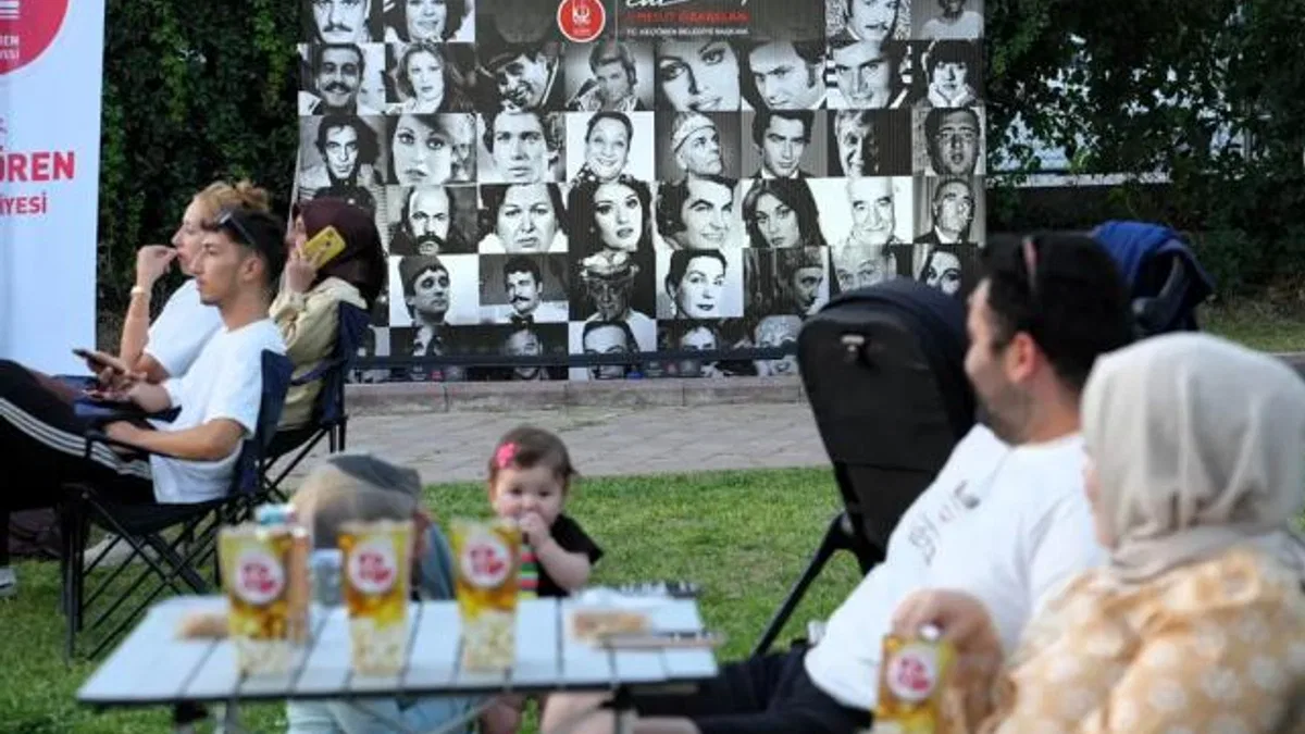 Ankara Keçiören’de yaz akşamları Yeşilçam’la şenleniyor