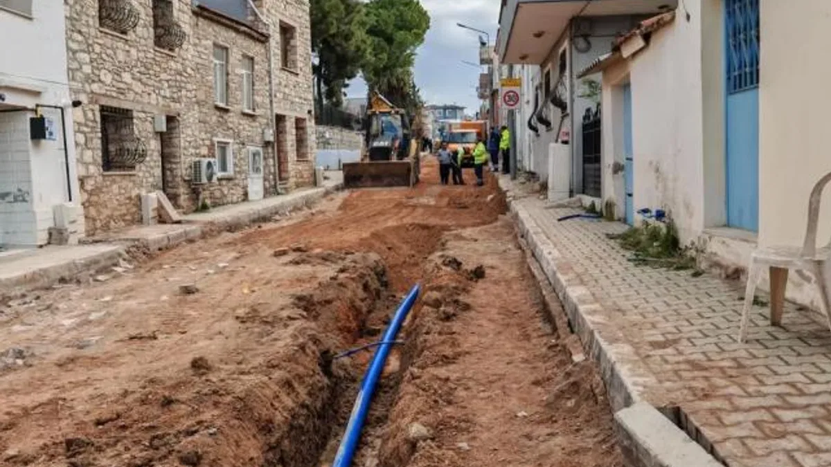 İZSU’dan Urla’ya yeni içme suyu hattı