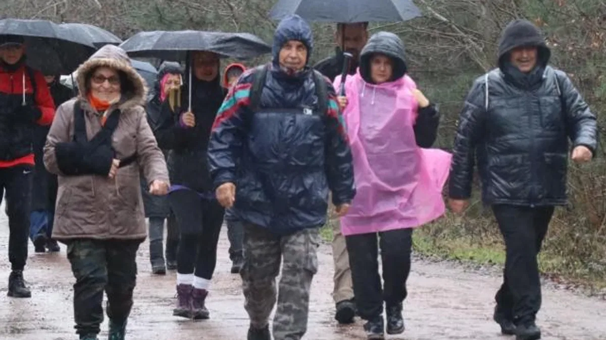 Kocaeli İzmit’te yılın son doğa yürüyüşü Akpınar’da