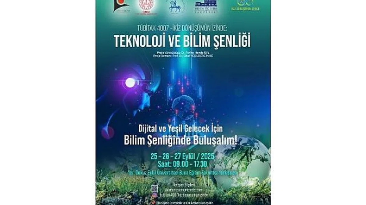 İzmir’de Bilim ve Teknoloji Rüzgârı: DEÜ’de ‘İkiz Dönüşümün İzinde’ Şenliği Başlıyor