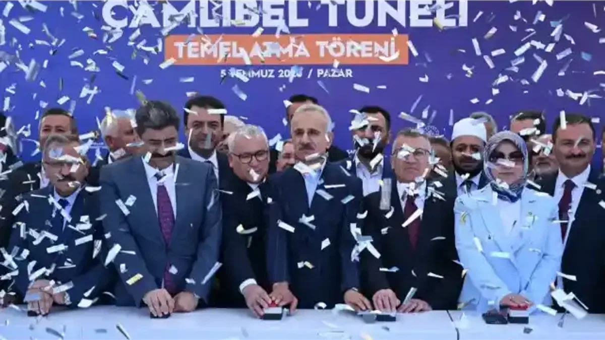 Sivas ile Tokat arasında kesintisiz ulaşım hedefi… Çamlıbel Tüneli’nin temeli atıldı