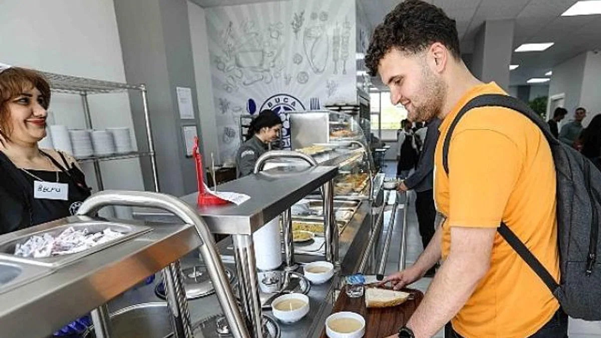 Belediye Lokantası ile öğrencinin yüzü güldü