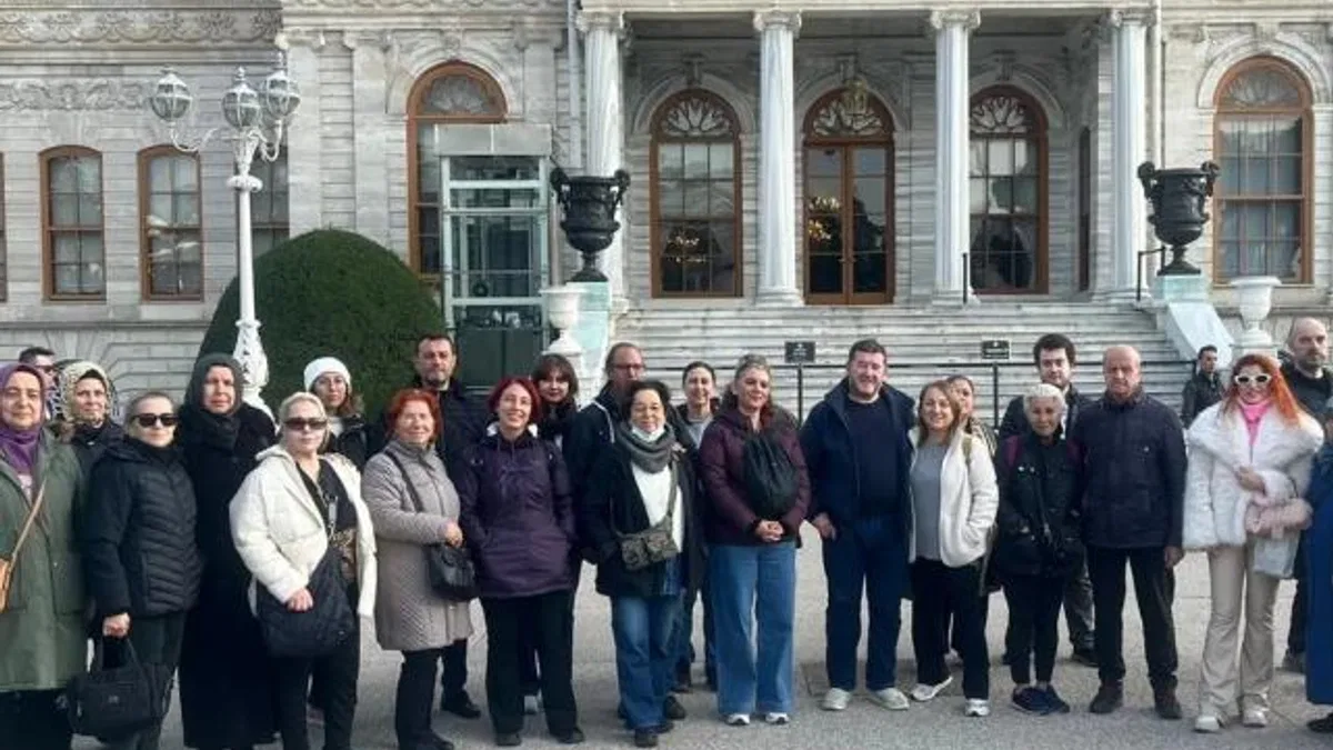 Maltepeliler, Dolmabahçe Sarayı’nı ziyaret etti