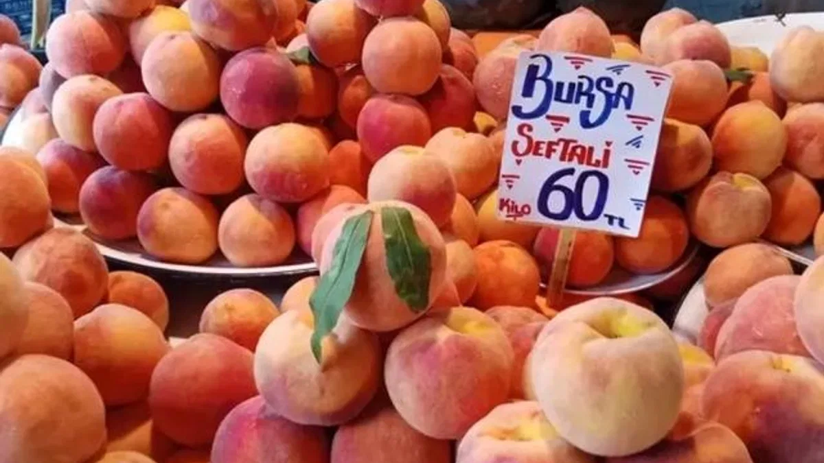 Bursa’da şeftaliler tezgaha indi