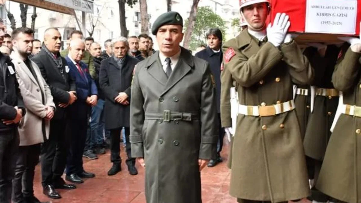 Kıbrıs Gazisi sonsuzluğa uğurlandı
