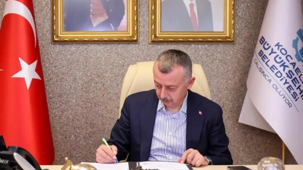 Kocaeli ile Gazze arasında kardeş şehir protokolünü imzalaNdı