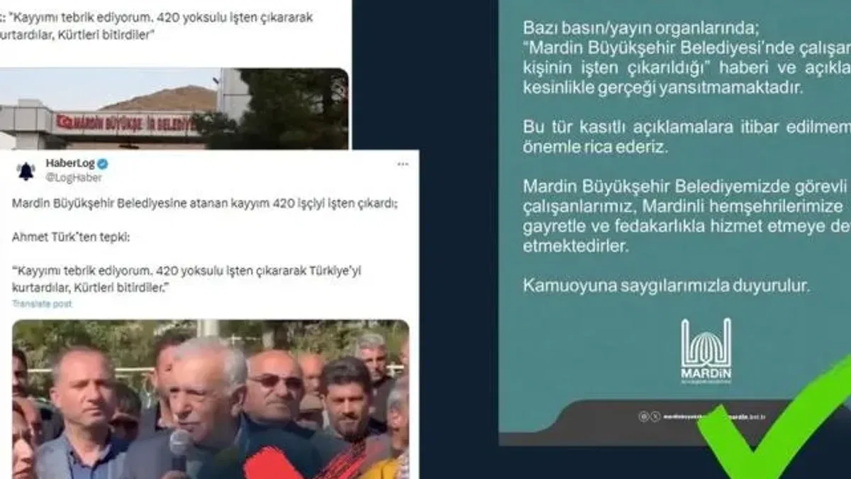 Mardin Büyükşehir’de 450 kişi işten mi çıkarıldı? Açıklama İletişim’den geldi