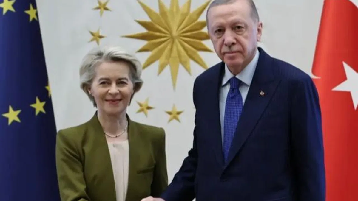 Cumhurbaşkanı Erdoğan AB Komisyonu Başkanı ile görüştü