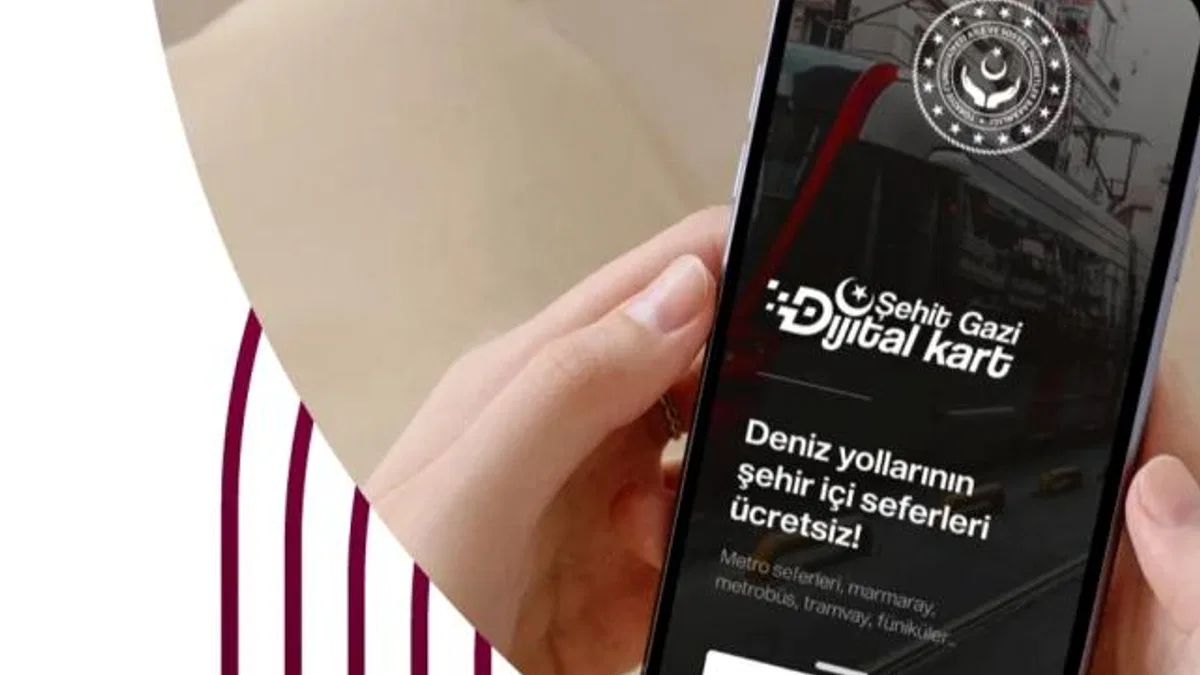 Şehit yakınları ve gazilerin ücretsiz seyahat hakkı mobil uygulamada