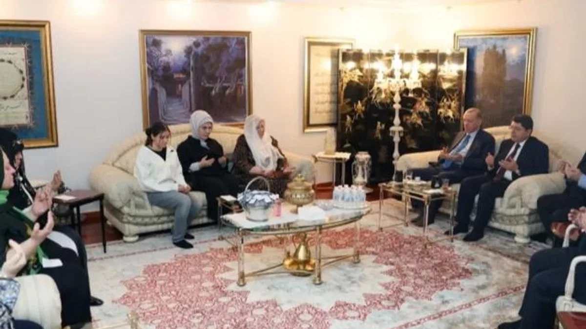 Cumhurbaşkanı Erdoğan’dan İyimaya ailesine taziye ziyareti