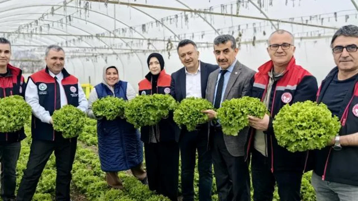 Bursa’da ‘Yeşilliğe Özen Sofrada Güven’ hasadı