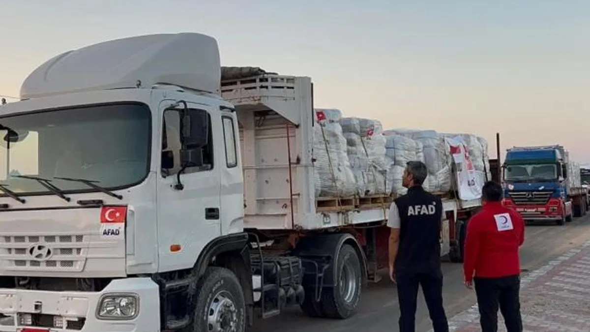 Türkiye’nin Gazze’ye insani seferberliği sürüyor… 101 bin 725 ton yardım ulaştırıldı