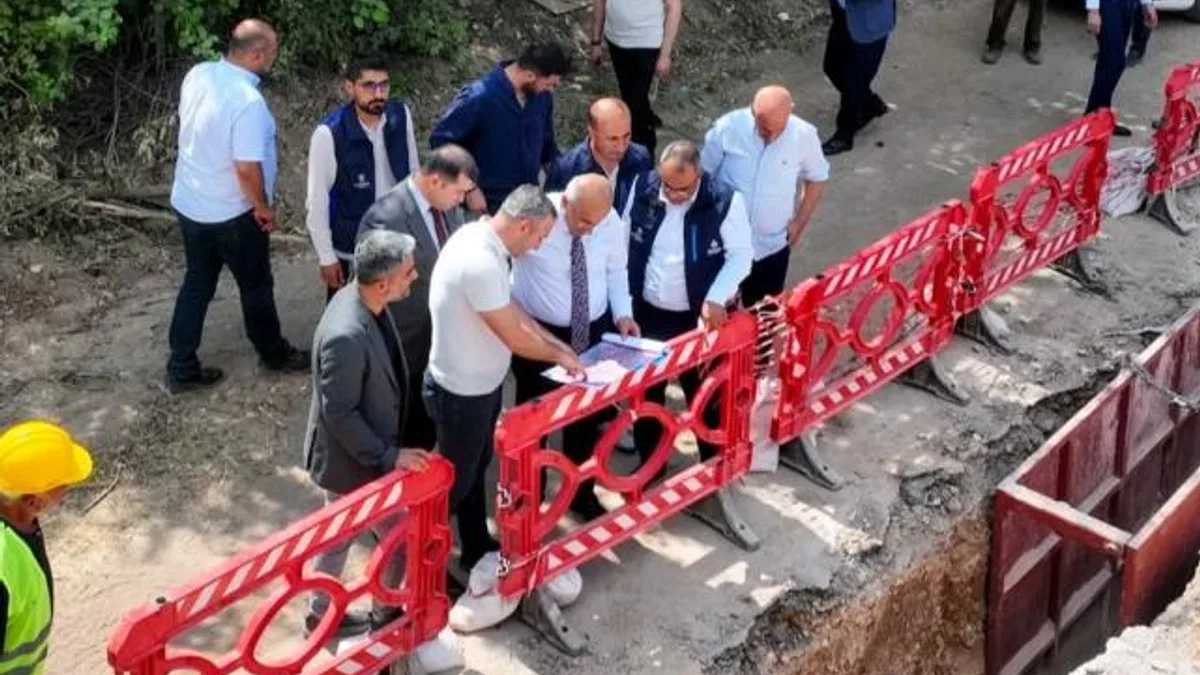 Malatya’da altyapı çalışmalarına yerinde inceleme