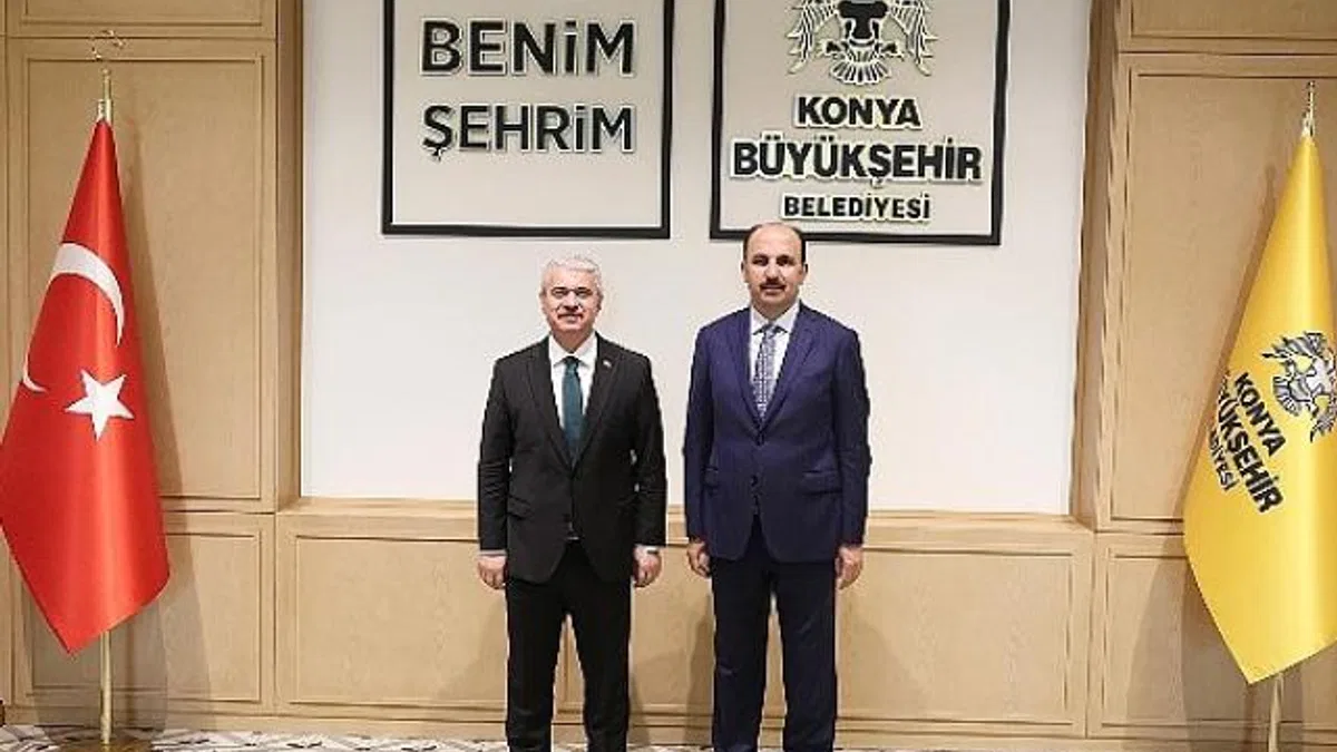 Konya Valisi Akın Başkan Altay’ı Ziyaret Etti