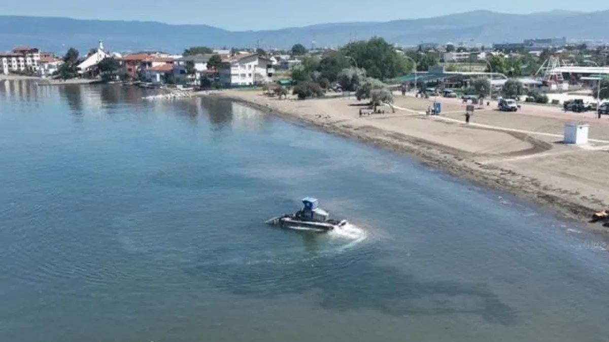 Bursa plajları sezona hazır hale geliyor