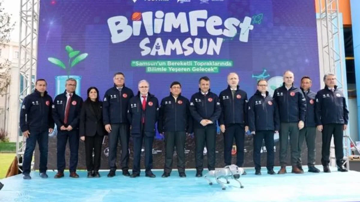 Samsun’da BİLİMFEST coşkusu başladı