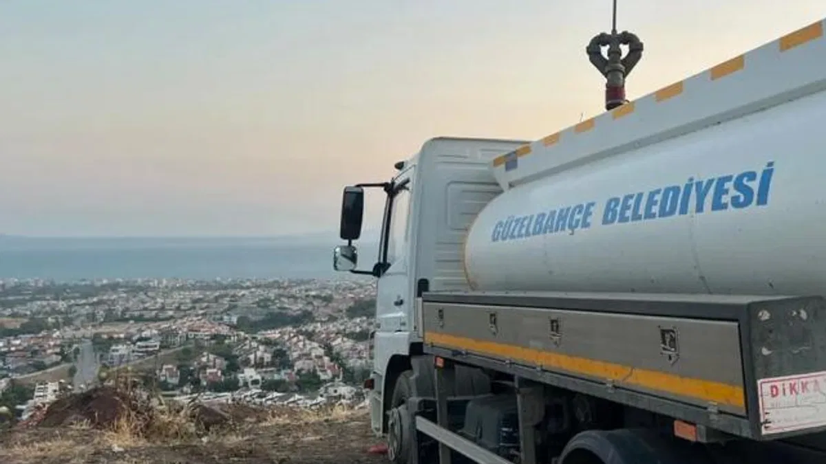 İzmir Güzelbahçe Belediyesi 7/24 yangın teyakkuzunda