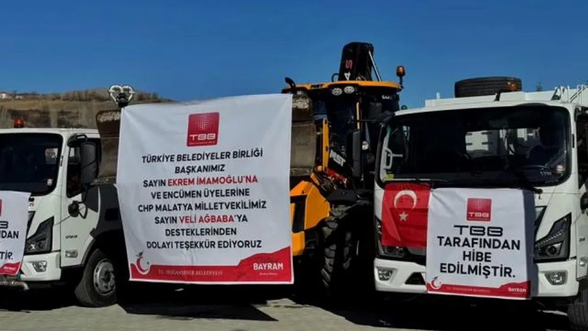 Malatya Doğanşehir’e TBB’den araç desteği