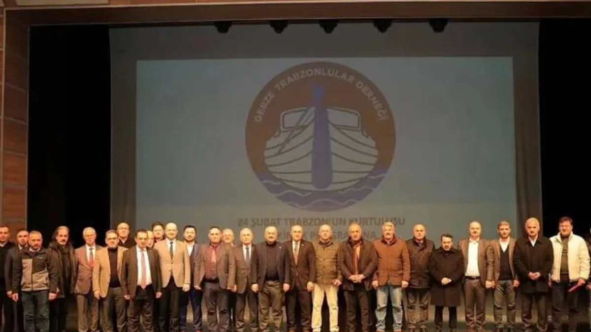 Kocaeli Gebze’de Trabzon’un kurtuluşu kutlandı