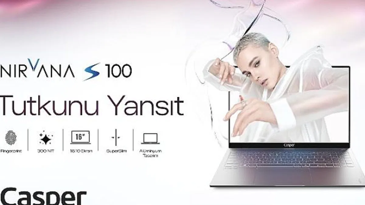 Geniş Ekrana ve 300 NIT Parlaklığa Sahip Yeni Casper Nirvana S100 Satışa Çıktı!